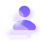 Team photo with employees in blue uniforms